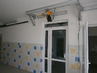 Zadráhování chladírny a bourárny, vybavení bourárny