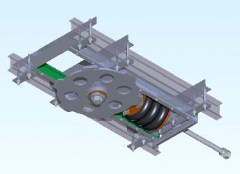 Pneumatic tensioning device 